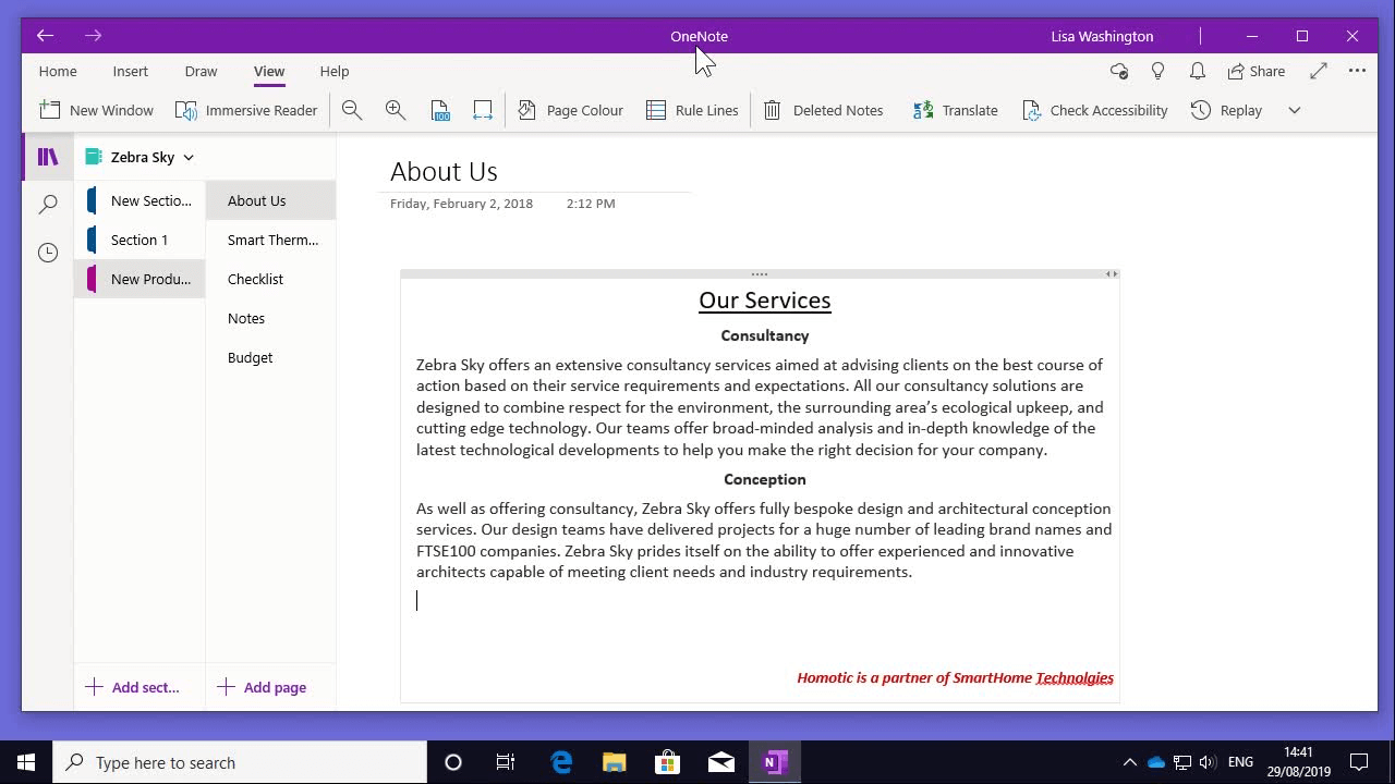 OneNote Windows 10 Configurarea aplicației OneNote pentru Windows 10